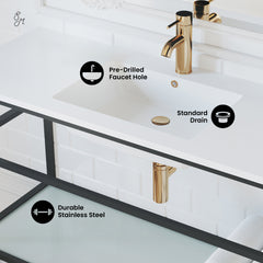 Swiss Madison Pierre 48" Wall-Mounted Bathroom Vanity - SM-BV554 - The Home Selection