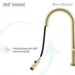 Swiss Madison Chalet Pull-Down Kitchen Faucet - SM-KF73