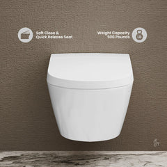 Swiss Madison Pur Smart Wall-Hung Toilet with Bidet Bundle - SM-STK0804PS