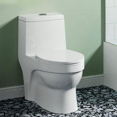 Swiss Madison ﻿﻿﻿Virage One Piece Elongated ﻿Toilet with Touchless Retrofit Dual Flush 1.1/1.6 gpf - SM-1TK118 - The Home Selection