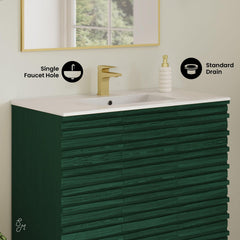 Swiss Madison Cascade 36" Bathroom Vanity - The Home Selection
