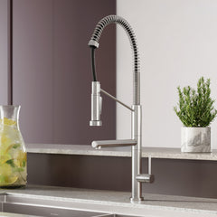 Swiss Madison Novuet Single Handle, Pull-Down Kitchen Faucet with Pot Filler SM-KF74