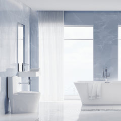 Swiss Madison St. Tropez One-Piece Elongated Toilet Vortex™ Dual-Flush 1.1/1.6 gpf - SM-1T254