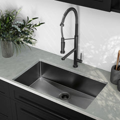 Swiss Madison Rivage 32" x 19" Single Basin, Undermount Kitchen Sink - SM-KU701