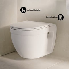 Swiss Madison Ivy Wall-Hung Elongated Toilet Bowl - SM-WT450 - The Home Selection