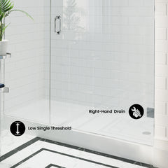 Swiss Madison Voltaire 60" X 34" Shower Base - SM-SB52 - The Home Selection