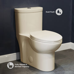 Swiss Madison Sublime One-Piece Elongated Toilet Dual-Flush 1.1/1.6 gpf - SM-1T205 - The Home Selection