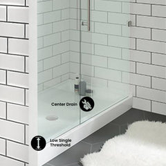 Swiss Madison Voltaire 60 x 30 Single-Threshold, Center Drain, Shower Base - SM-SB518 - The Home Selection