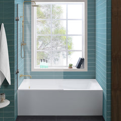 Swiss Madison Voltaire 60" X 32" Left-Hand Drain Alcove Bathtub with Apron - SM-AB543