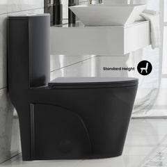 Swiss Madison St. Tropez One-Piece Elongated Toilet, 10" Rough-In 1.1/1.6 gpf - SM-1T274