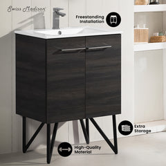 Swiss Madison Annecy 24" Bathroom Vanity - SM-BV2 - The Home Selection