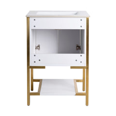 Swiss Madison Marseille 24 Bathroom Vanity in White - SM-BV217WBG - The Home Selection