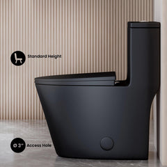 Swiss Madison Dreux One Piece Elongated Dual Flush Toilet with 0.95/1.26 GPF - SM-1T181 - The Home Selection