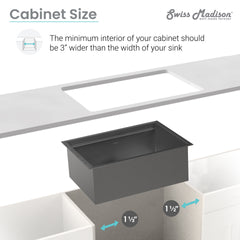 Swiss Madison Tourner 32" x 19" Stainless Steel, Single Basin, Undermount Kitchen Workstation Sink - SM-KU801 - The Home Selection