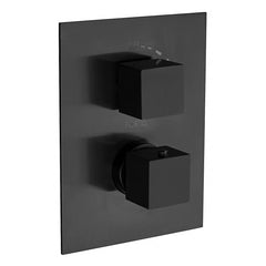 Fortis Corsini Two-Function Thermostatic Valve Trim with Double Knob Handle and Volume Control - Rough-In Not Included - 84690SQ