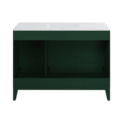 Swiss Madison Cascade 48" Freestanding Bathroom Vanity in Green Oak with Sink Top - SM-BV557GA