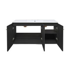 Swiss Madison Classe 48" Wall-Mounted Bathroom Vanity with 3-Hole Widespread Sink Top - SM-BV2807