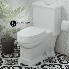 Swiss Madison Voltaire One-Piece Elongated Toilet Dual-Flush 1.1/1.6 gpf - SM-1T113