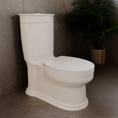Swiss Madison Santorini One-Piece Elongated Toilet Dual-Flush 1.1/1.6 gpf - SM-1T190 - The Home Selection
