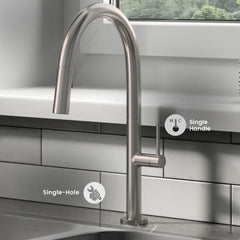 Swiss Madison Chalet Pull-Down Kitchen Faucet - SM-KF73