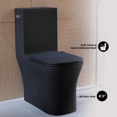 Swiss Madison Concorde One-Piece Square Toilet Side Flush 1.28 gpf - SM-1T107 - The Home Selection