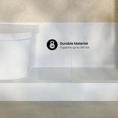 Swiss Madison Aquatique 60" x 32" Right Drain, Shower Base - SM-SB538 - The Home Selection