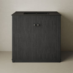 Swiss Madison Lafayette 36" Freestanding Bathroom Vanity with Matte Black Sink Top - SM-BV8001
