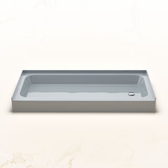 Swiss Madison Voltaire 60 x 30 Shower Pan Base with Right Drain - SM-SB0526G - The Home Selection