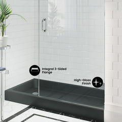 Swiss Madison Voltaire 60 x 32 Single-Threshold, Left-Hand Drain, Shower Base - SM-SB515 - The Home Selection