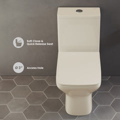 Swiss Madison Carré One-Piece Square Toilet Dual-Flush 1.1/1.6 gpf - SM-1T256 - The Home Selection