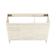 Swiss Madison Cascade 48" Freestanding Bathroom Vanity Cabinet without Top in White Oak - SM-CO8607WO