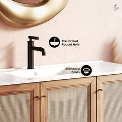 Swiss Madison Classe 48" Freestanding Bathroom Vanity in Golden Oak with Sink Top - SM-BV665