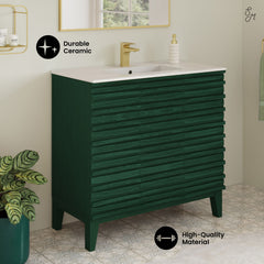 Swiss Madison Cascade 36" Bathroom Vanity - The Home Selection