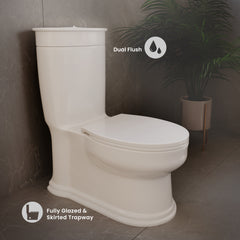 Swiss Madison Santorini One-Piece Elongated Toilet Dual-Flush 1.1/1.6 gpf - SM-1T190 - The Home Selection