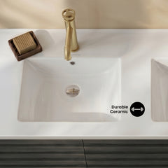Swiss Madison 60" Vanity Top Bathroom Sink - SM-BVP60 - The Home Selection