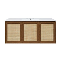 Swiss Madison Classe 48" Wall-Mounted Bathroom Vanity with 3-Hole Widespread Sink Top - SM-BV2807