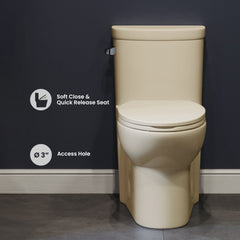Swiss Madison Sublime One-Piece Elongated Toilet Side Flush 1.28 gpf - SM-1T206 - The Home Selection