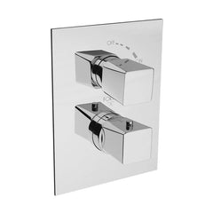 Fortis Abruzzo Thermostatic Valve Trim with Double Knob Handle and Volume Control - Rough-In Not Included - 9469000
