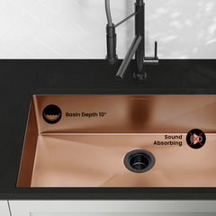 Swiss Madison Rivage 32" x 19" Single Basin, Undermount Kitchen Sink - SM-KU701