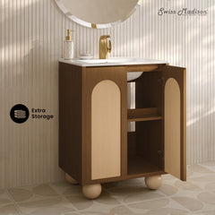 Swiss Madison Plaisir II 24" Freestanding Bathroom Vanity with Sink Top - SM-BV0701