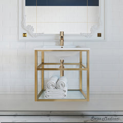 Swiss Madison Pierre 24" Wall-Mounted Bathroom Vanity - SM-BV552 - The Home Selection
