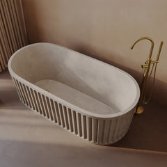Swiss Madison Delice 67" Freestanding Concrete Bathtub, Drain Included - SM-FB1201