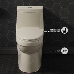 Swiss Madison Virage One-Piece Elongated Toilet Vortex™ Dual-Flush 1.1/1.6 gpf - SM-1T118 - The Home Selection