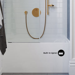 Swiss Madison Voltaire 48" X 32" Right-Hand Drain Alcove Bathtub with Apron - SM-AB551 - The Home Selection
