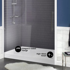 Swiss Madison Voltaire 60 x 36 Single-Threshold, Shower Base - SM-SB5 - The Home Selection
