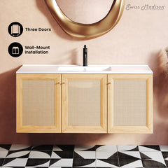 Swiss Madison Classe 48" Wall-Mounted Bathroom Vanity - SM-BV2807
