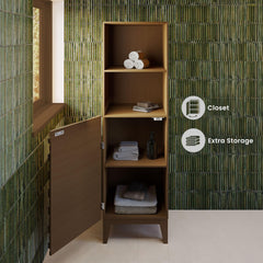 Swiss Madison Cascade 17 x 17 x 60 Freestanding Linen Cabinet - SM-BC8601 - The Home Selection