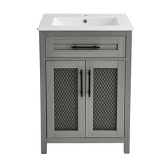 Swiss Madison Calice 24" Bathroom Vanity in Carbon Gray - SM-BV421