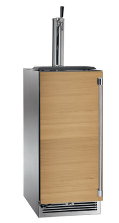 Perlick 15" Signature Series Marine & Coastal Beverage Dispenser with Stainless Steel Door - Outdoor Single Tap Kegerator - HP15TM-4 - The Home Selection