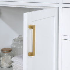 Altair Gavino 30" Single Bathroom Vanity with Grain White Engineered Stone Countertop - 557030
